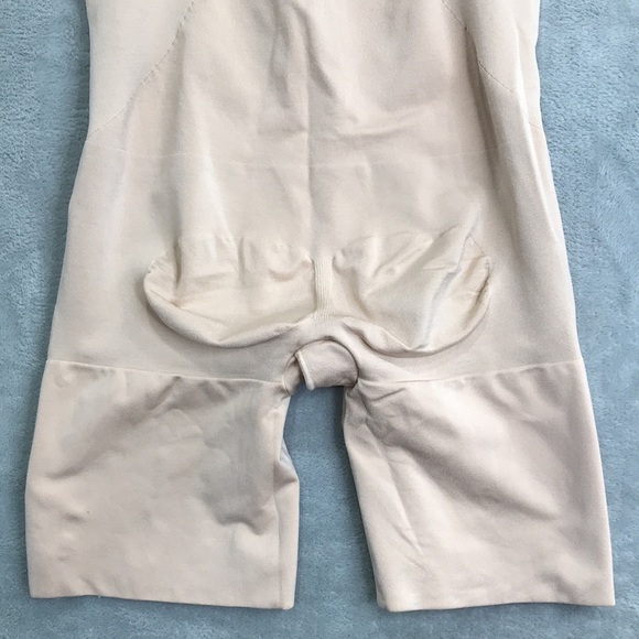 Spanx Invisible Mid Thigh Open Bust Body Suit Size 2X NWOT - Picture 7 of 8